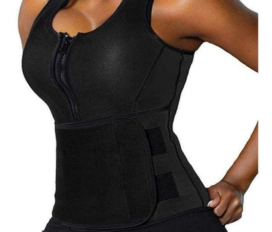 Women's Fitness Belt W/ Zippered Corset