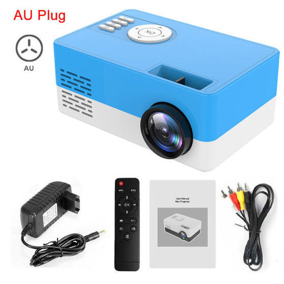 Mini LED Projector 320*240 Pixels Supports HDMI, USB