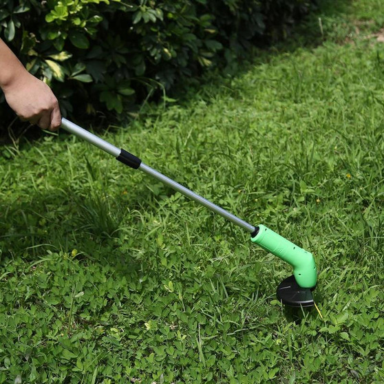 Portable Grass Trimmer Cordless Lawn Weed Cutter Electric Lawn Mower Pruning Cutter Edger with Zip Ties Gardening Mowing Tools