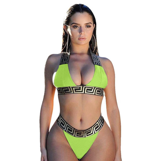 Bandage Swimsuit Sexy Bikini Set Women Crop Top Bikinis Mujer 2019 Swimwear Female Separate Fused Women's Swimming Suit Biquini