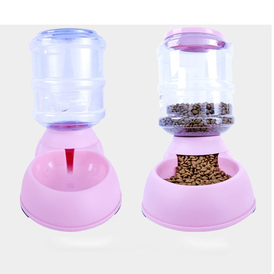 Pet Automatic Feeder Plastic for Dog Water Drinking