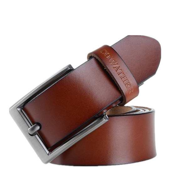 cow genuine leather luxury strap male belt