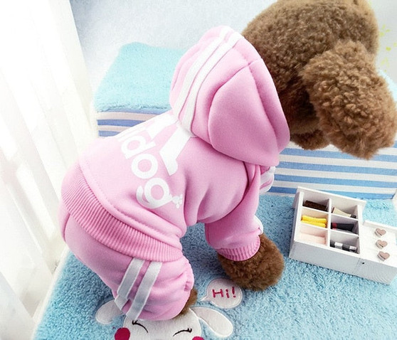 Warm  Dog Clothes  Four-legs Hoodies  Small Dogs