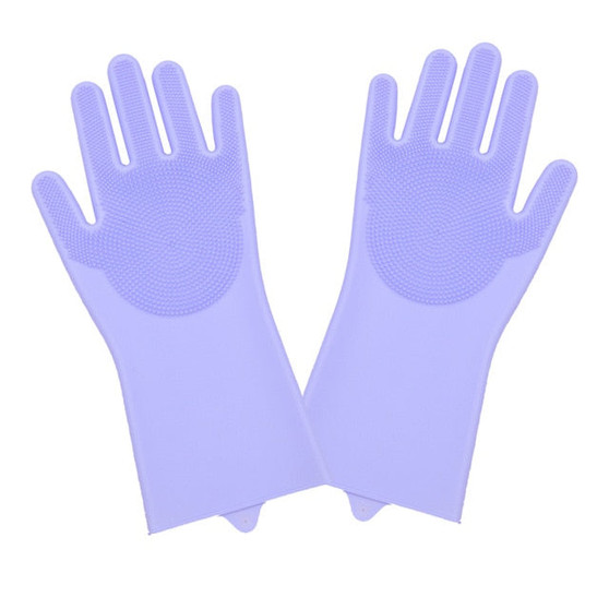 Silicone Dishes Cleaning Gloves