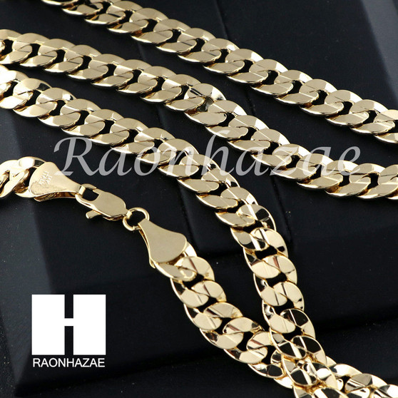 MEN GOLD MIGOS MUSIC NOTE CHARM CUT 30" CUBAN LINK CHAIN NECKLACE S086G