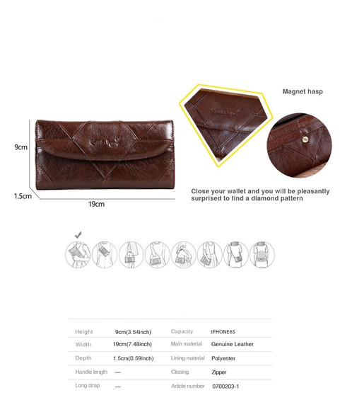 Women's Genuine Leather Designer Wallets