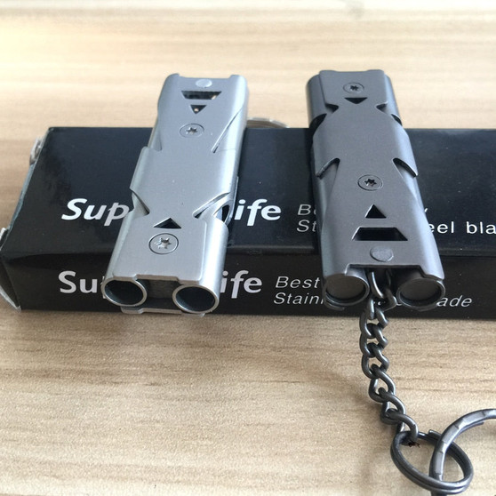 Survival Whistle Keychain for Hiking Camping