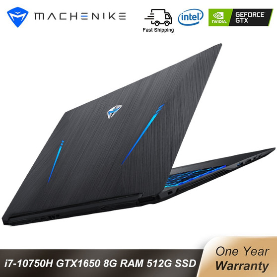 Machenike T90 Gaming laptop Intel Core i7 10750H Laptops GTX1650 4G 8GB RAM 512G SSD 15.6'' 6mm Border IPS Machenike notebook