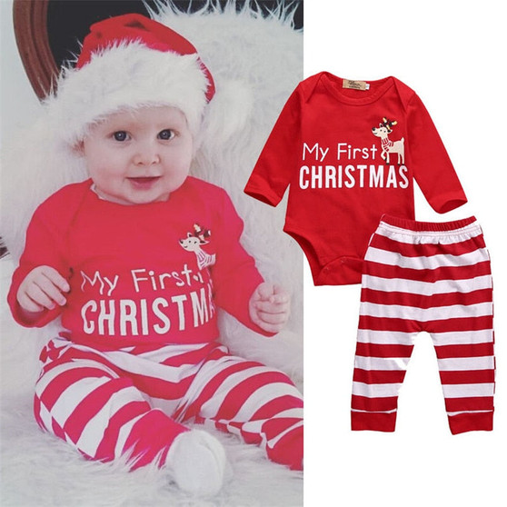 My First Christmas Baby PJs (2-pieces)