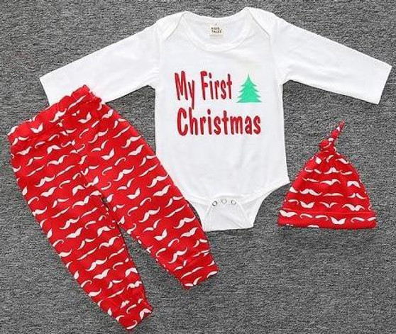 Baby 3-Piece First Christmas Set