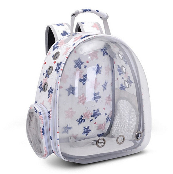 Pet Transparent Travel Backpack Bag