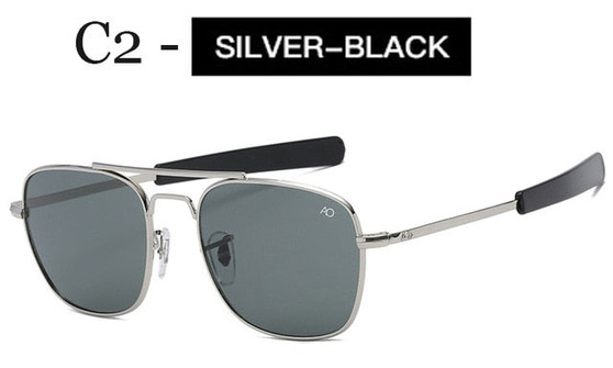 New Fashion Aviation Sunglasses Men Brand Designer American Army Military Optical AO Sun Glasses For Male UV400 Oculos de sol