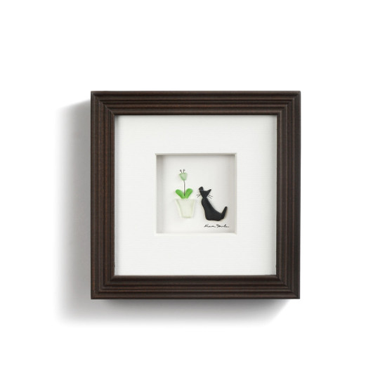 Purrfect Petals Wall Art 6x6