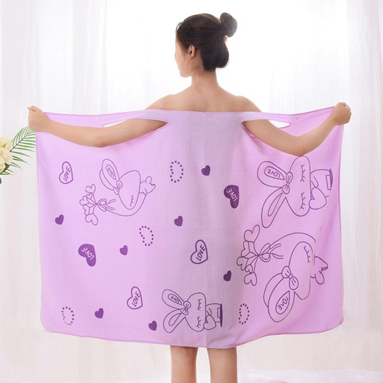 Women Quick Dry Magic Bathing Towel Spa Bathrobes Wash Clothing Sexy Wearable Microfiber Beach Towels Bathrooms Kitchen Towel