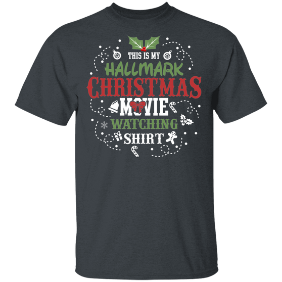 The Girl Loves Christmas Movies T Shirt