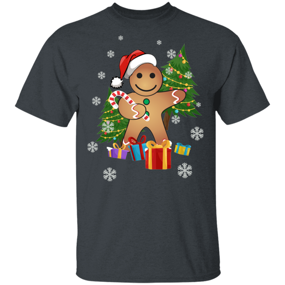 Christmas Shirt Man Gingerbread Man T-shirt