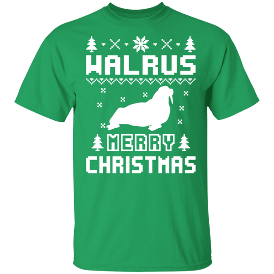 Walrus Ugly Christmas Sweater T-shirt