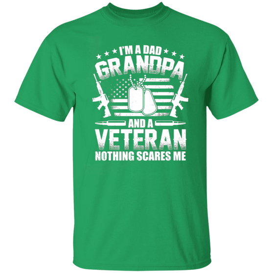 I'm A Dad Grandpa Shirt Veteran Father's Day