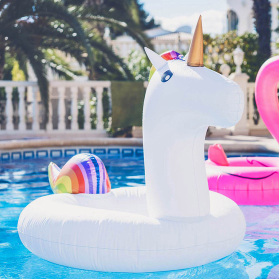 Giant Inflatable Unicorn Pool Float