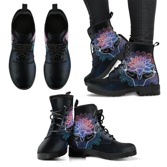Lotus Hand Women's Leather Boots