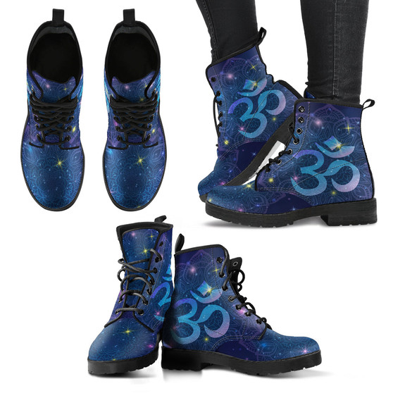 OM Mandala Women's Leather Boots