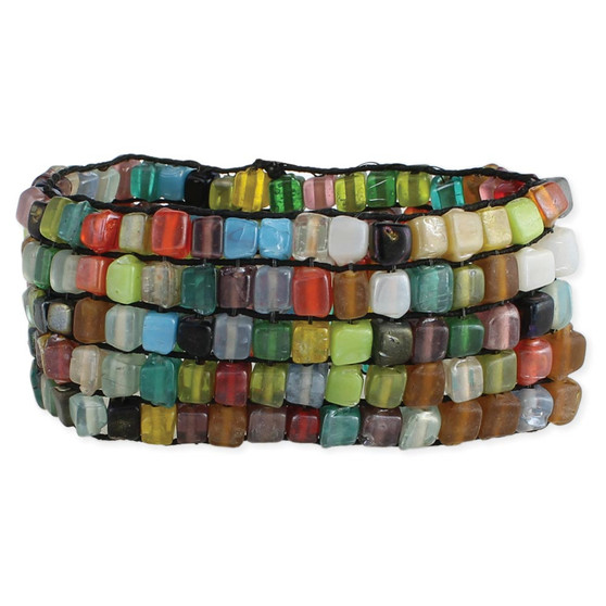 Stretch Glass Bead Bracelet