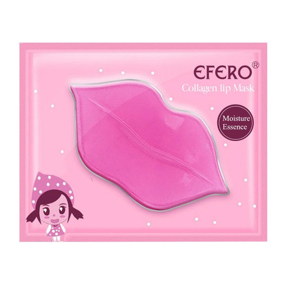 EFERO 1PC Lip Gel Mask Hydrating Repair Remove Lines Blemishes Lighten Lip Line Collagen Mask Lip Color To Moisturize TSLM2