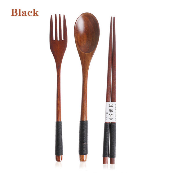 Wooden Dinnerware Cutlery Set