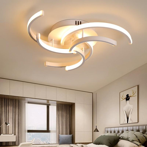Modern LED Spiral Ceiling Chandelier Lighting Fixtures