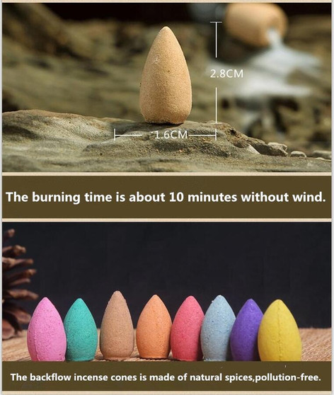 Backflow Incense Cones