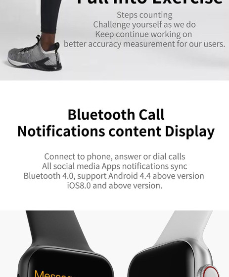 FixPro Bluetooth Smartwatch - iOS & Android