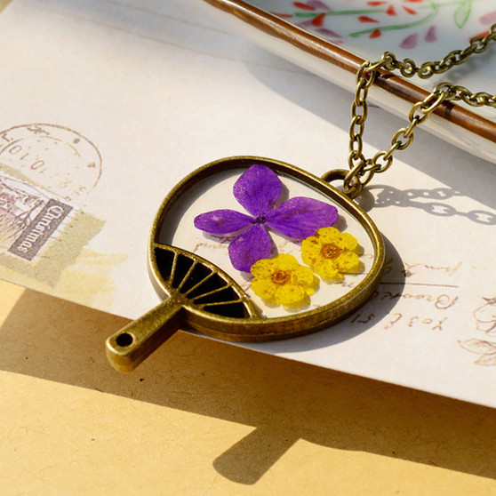 Handmade Narcissus Flower Necklace