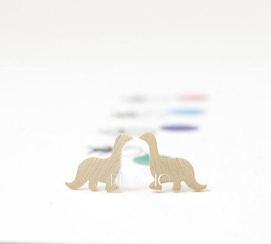 Brachiosaurus Stud Earrings