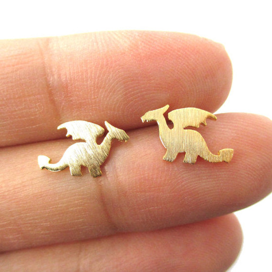 Dragon Stud Earrings