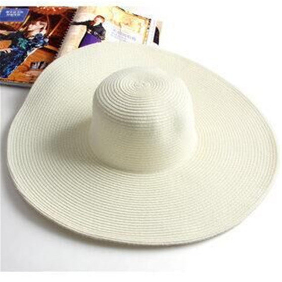 Summer Fashion Floppy Straw Hats Casual Vacation Travel Wide Brimmed Sun Hats