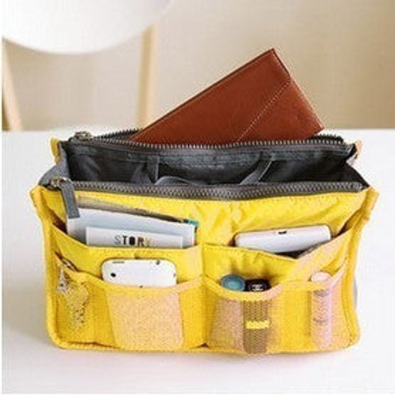 HOT Sale ! 13 Colors Make up organizer bag Women Men Casual travel bag multi functional Cosmetic Bag storage bag in bag Handbag