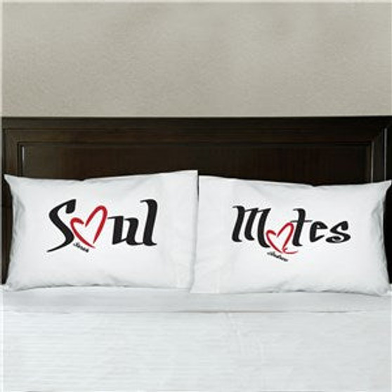 Personalized Soul Mates Pillowcase Set