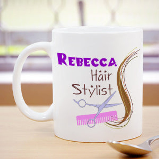 Personalized Hair Stylist Coffee Mug