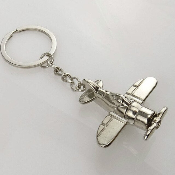 Single Engine Airplane Keychain for Aviators