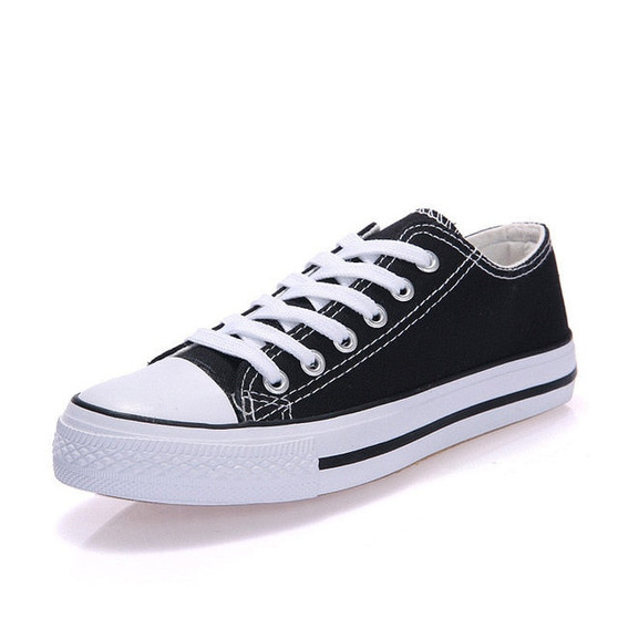 Vulcanized Breathable Flat Casual Classic Canvas Sneakers