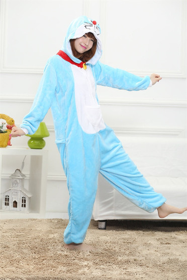 Doraemon Bunny Adult Onesie Pajama Costume