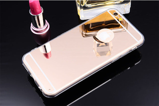 Luxury Mirror Gold Case For iPhone X