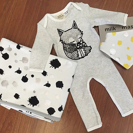 Fox Long Sleeve Jumpsuit Romper for Baby Girls and Boys