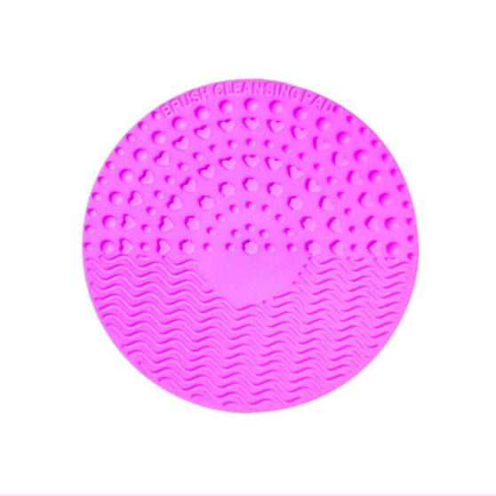 Foundation Makeup Brush Scrubber Board Silicone Makeup Brush Cleaner Pad Make Up Washing Brush Gel Cleaning Mat Hand Tool