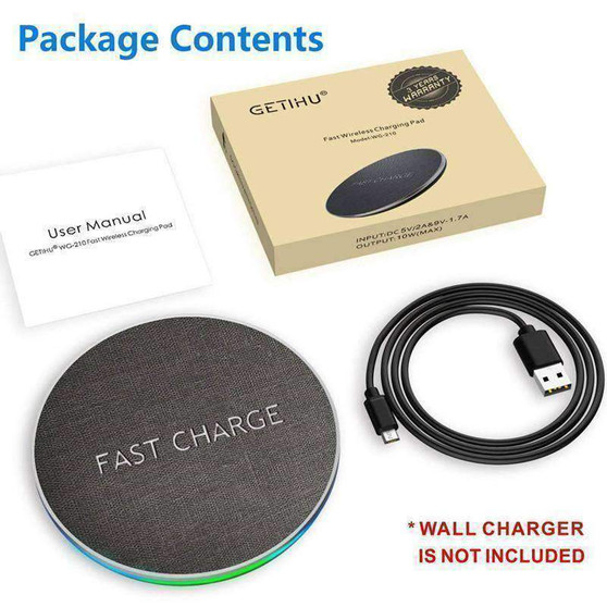Qi iPhone Wireless Fast Charge Pad
