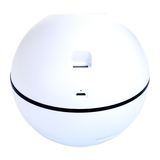 Rechargeable Mini Desk Humidifier With LED, Fan & Night Light, Also Your Power Bank