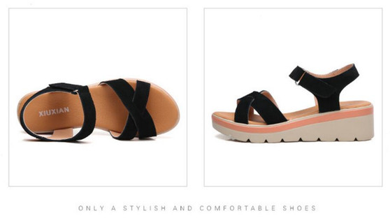Leather Sandals Fashion Wild Sandals  Shoes Slippers