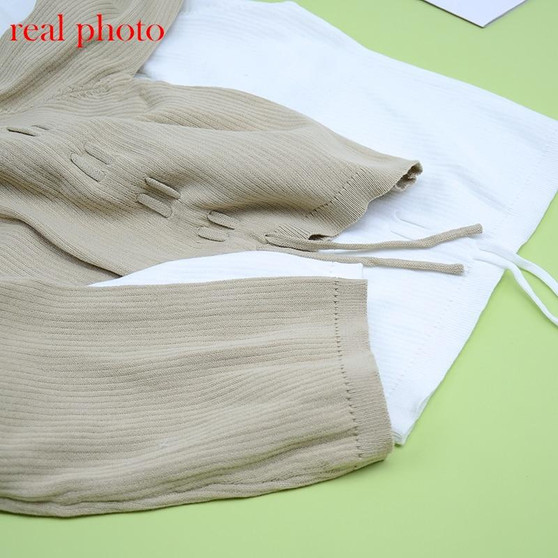 Fashion V-Neck Drawstring Ruched Female Crop Tops