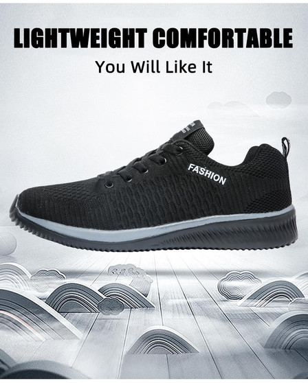 Casual Shoes Lac-up Lightweight Comfortable Breathable Sneakers