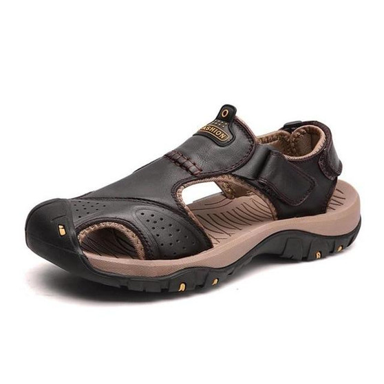 Classic Summer Sandals Roman Breathable Soft Genuine Leather